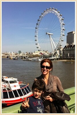 london eye and river thames london