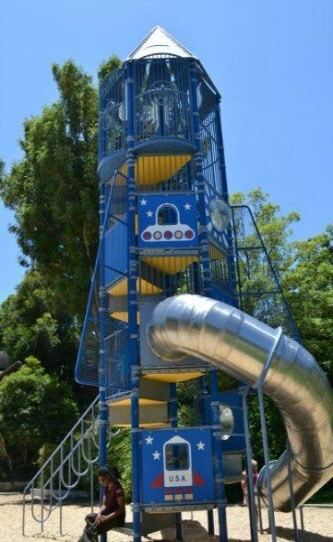 Rocketship at Bluebird Park in Laguna Beach