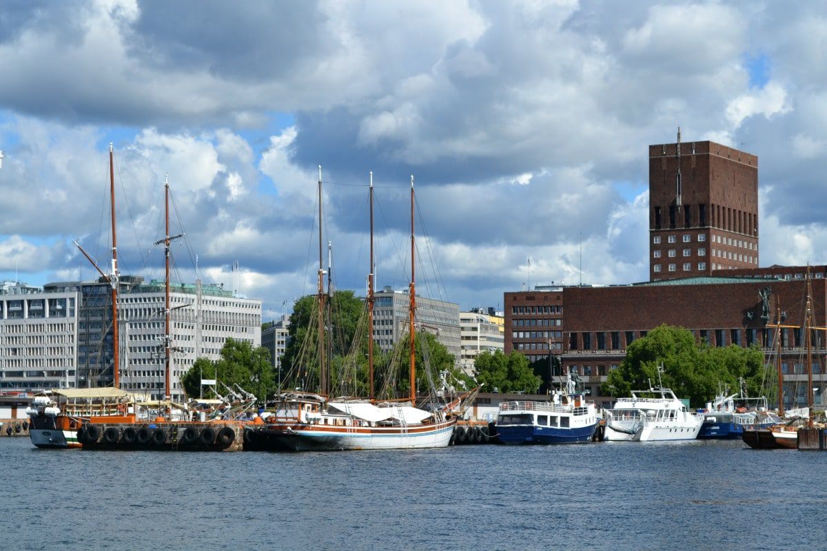 Oslo's harbor is a hub of entertainment, dining and ship transportation