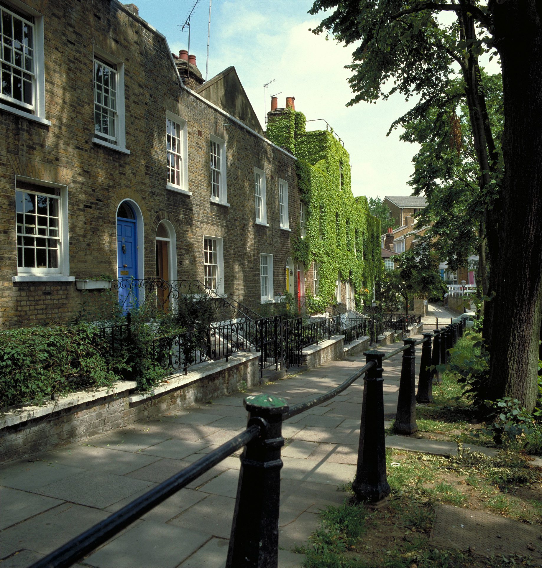 Flask Walk has a pub at one end and a cluster of boutiques at the other