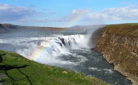 Gulfoss waterfall in the Golden Circle